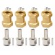 BRASS HEX ADAPTOR 17MM