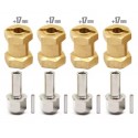 BRASS HEX ADAPTOR 17MM