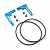 Yeah Racing Aluminum Short Battery Holder Set For Tamiya TT02 Series