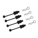 Body Clips with Retaining Rubber