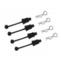 Body Clips with Retaining Rubber