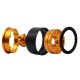 Bdx Rc 1.9" Aluminum Beadlock Crawler Wheels M105 GOLD/Black (4pcs)