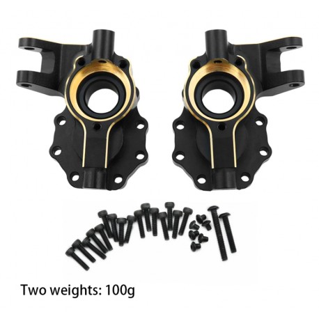 BDX Brass Front Steering Knuckle Fits Hb Toys TRX-4 TRX-6