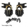 BDX Brass Front Steering Knuckle Fits Hb Toys TRX-4 TRX-6