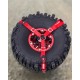 Spare tire tie-down strap (Red)