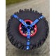 Spare tire tie-down strap (Blue)
