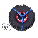 Spare tire tie-down strap (Blue)