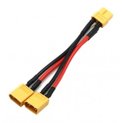 Adaptador en Y Paralelo Conector XT60 Cable 14 AWG