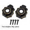 BDX Brass Portal Cover Fits Hb Toys TRX-4 TRX-6