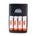 Modster Basic Charger AA-AAA incl. 4x rechargeable batteries Ultra Power AA Mignon 2200mAh NiMH