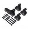Bdx 37g Brass Link Mounts with Panhard Axle Mounting for Hb Toys & TRX4