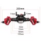 Bdx Rc Cnc Front and Rear Portal Axle CNC Aluminum Alloy Anodized for 1/10 RC Rock Crawler