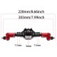 Bdx Rc Cnc Front and Rear Portal Axle CNC Aluminum Alloy Anodized for 1/10 RC Rock Crawler