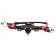 Bdx Rc Cnc Front and Rear Portal Axle CNC Aluminum Alloy Anodized for 1/10 RC Rock Crawler