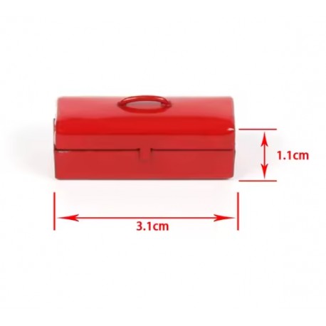 Red mini tool box 1/10 Rc Crawler