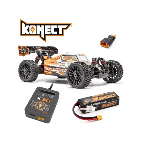 Hobbytech SPIRIT NXT EVO RR BRUSHLESS RTR Naranja Pack
