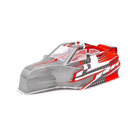 HOBBYTECH UNCUT YELLOW/GREY NXT EVO BODY WITH STICKERS
