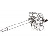 Eje delantero izquierdo - Compatible con MJX H8H Allrock 1:8 Rock Crawler