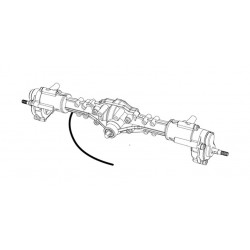 Eje Trasero Completo MJX H8H All-Rock