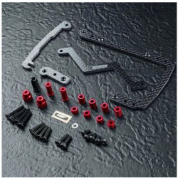 Mst red carbon shorty RMX battery holder