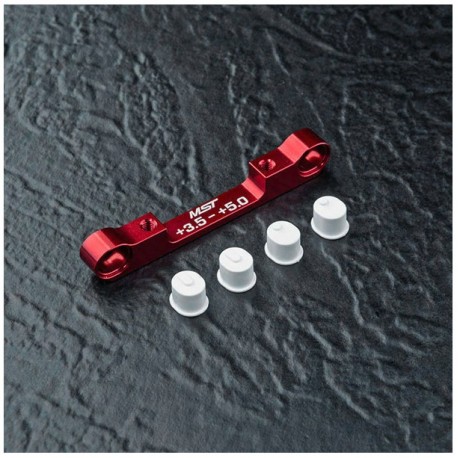 Mst adjustable rear toe-in 3.5 to 5.0 red