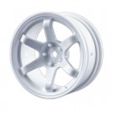 Mst white TE37 high traction (+5) tire (2u)