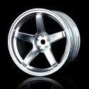 MST Flat Silver 5 Spokes WheelL Offset 5 (4)