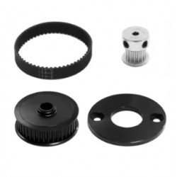 Tamiya TT02 Belt Drive Gear 16T 40T Drive Gear System (Black)