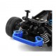 TT01-TT02 Silica Gel Chassis Handle Rear Bumper (Blue)