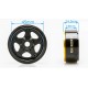 Rhino RC MOZA 1.9 Inch Brass Internal Wheel Rim (Silver)