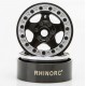 Rhino RC MOZA 1.9 Inch Brass Internal Wheel Rim (Silver)