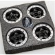 Rhino RC MOZA 1.9 Inch Brass Internal Wheel Rim (Silver)
