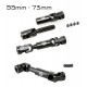 Rhino RC Tiny Stainless Steel Heavy-Duty Drive Shaft for 1/10 RC Car Crawler (55-73mm)