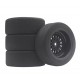 Racing Foam Tires +BBS Full Black (+9)