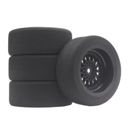 Racing Foam Tires +BBS Full Black (+9)