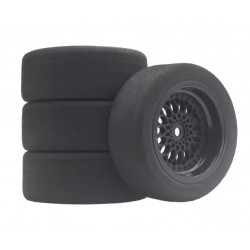 Racing Foam Tires +BBS Full Black (+6)