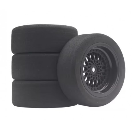 Racing Foam Tires +BBS Full Black (+6)