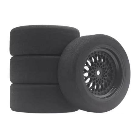 Racing Foam Tires +BBS Full Black (+3)