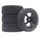 Racing Foam Tyres+Crono Black (Off+3)