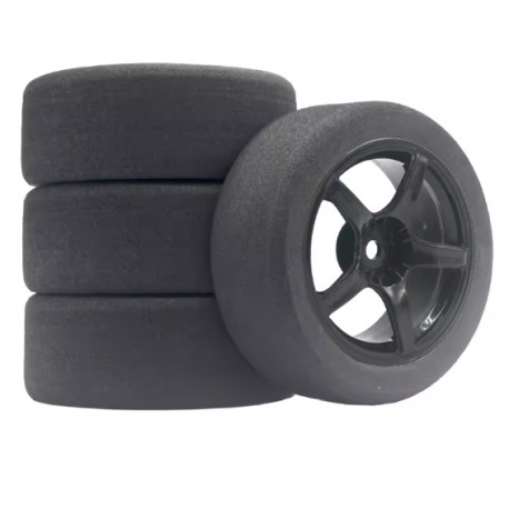 Racing Foam Tyres+Crono Black (Off+3)