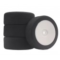Racing Foam Tyres+Disc White (Off+2)