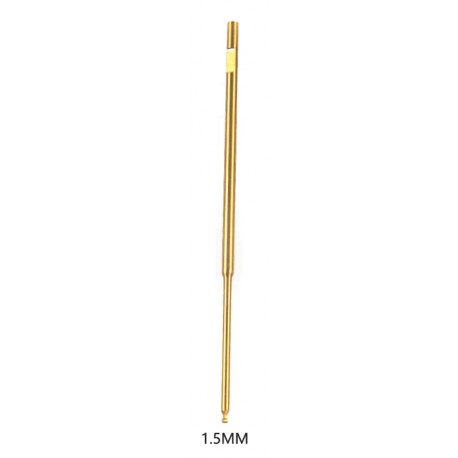 Puta llave Allen Bola 1.5MM Acero Hss (titanium Cated)