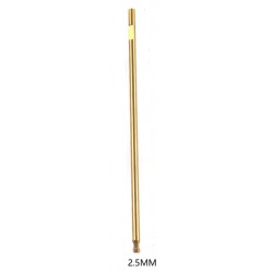 Puta llave Allen Bola 2.5MM Acero Hss (titanium Cated)