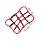 1/24 ScaleCrawlerAccesory Luggaje Net 75X60MM (Red)