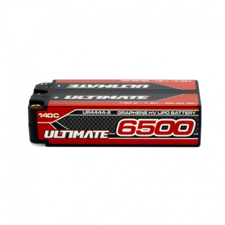 Ultimate Graphene HV Lipo Shorty 7.6V Battery. 6500mAh...
