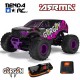 Arrma 1-10 GORGON 2WD RTR Brushed Monster Truck (Battery & Charger Included) Purple