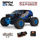 Arrma 1-10 GORGON 2WD RTR Brushed Monster Truck (Battery & Charger Included) Blue