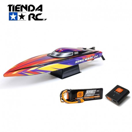 Proboat Sonicwake 24" Self-Righting Brushless Deep-V RTR (Battery & Charger Included) Red