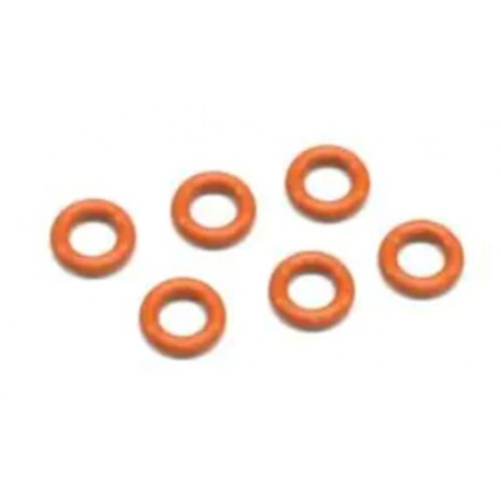 Kyosho Silicone O-Ring(P5/Orange) 6Pcs