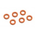 Kyosho Silicone O-Ring(P5/Orange) 6Pcs